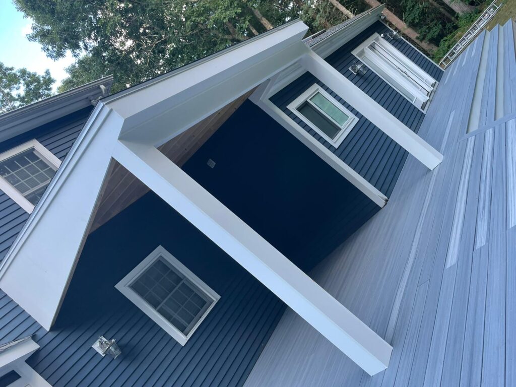 Covered porch in Westwood, MA