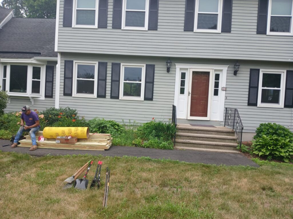 Covered Porch Construction in Litchfield, NH