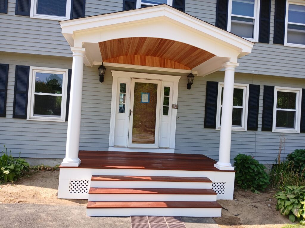 Covered Porch Construction in Litchfield, NH