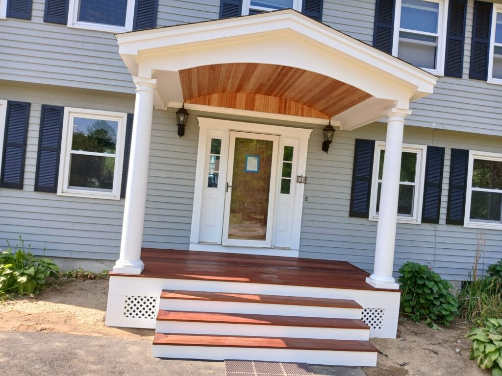 Covered Porch Construction in Litchfield, NH