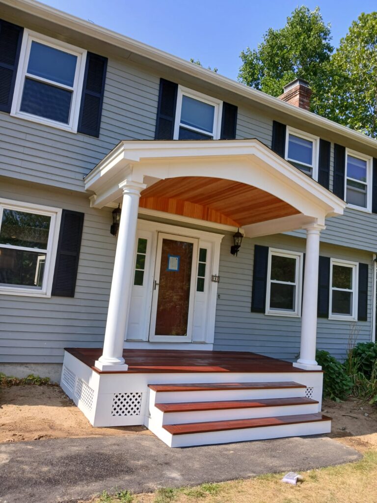 Covered Porch Construction in Litchfield, NH