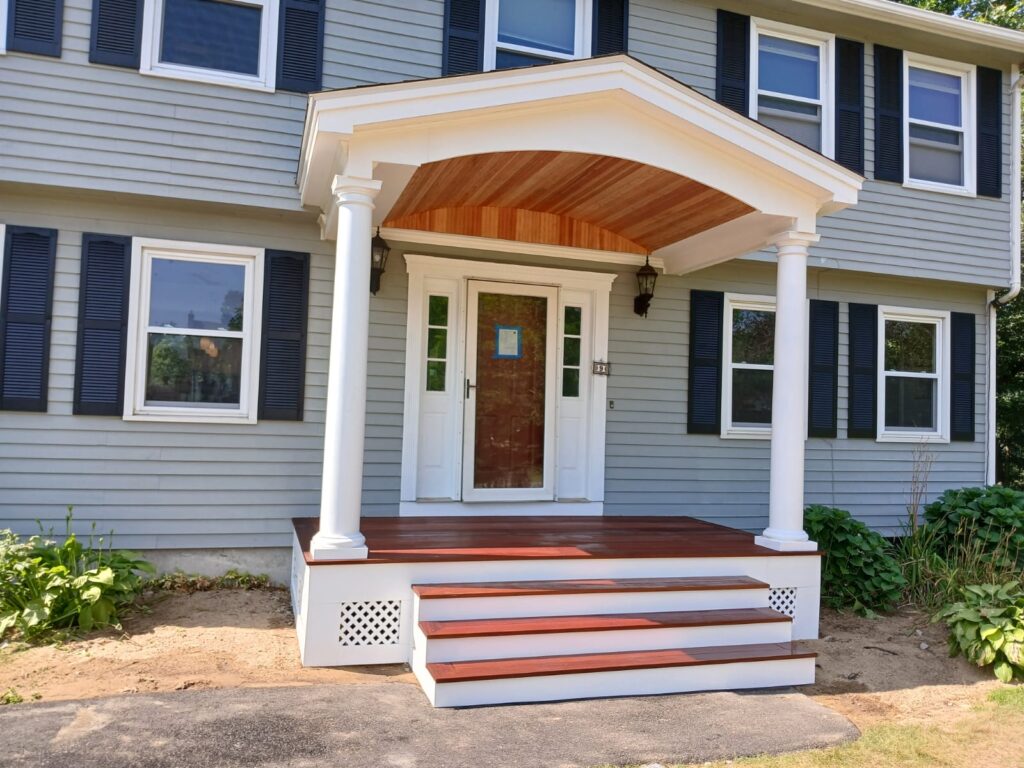 Covered Porch Construction in Litchfield, NH