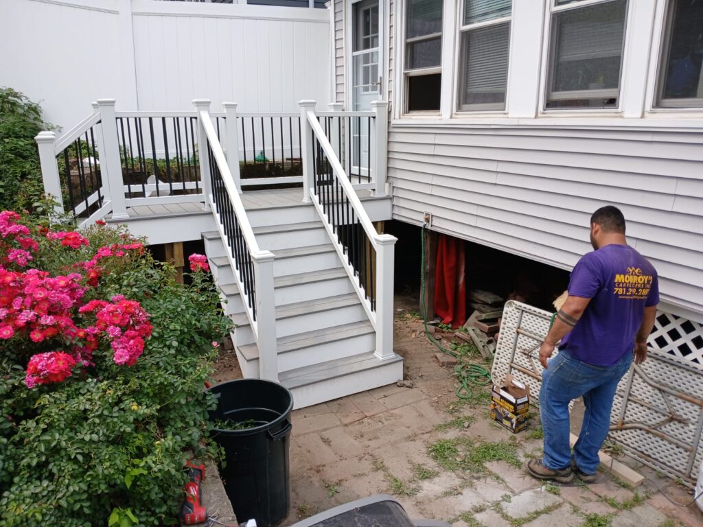 Deck building in Boston, MA by Monroy's Carpenters, Inc
