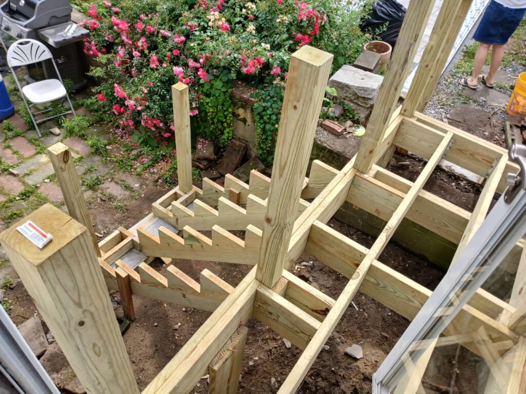 Deck building in Boston, MA by Monroy's Carpenters, Inc