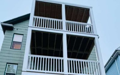Multi-Level Deck Replacement in Boston, MA by Monroy’s Carpenters, Inc.